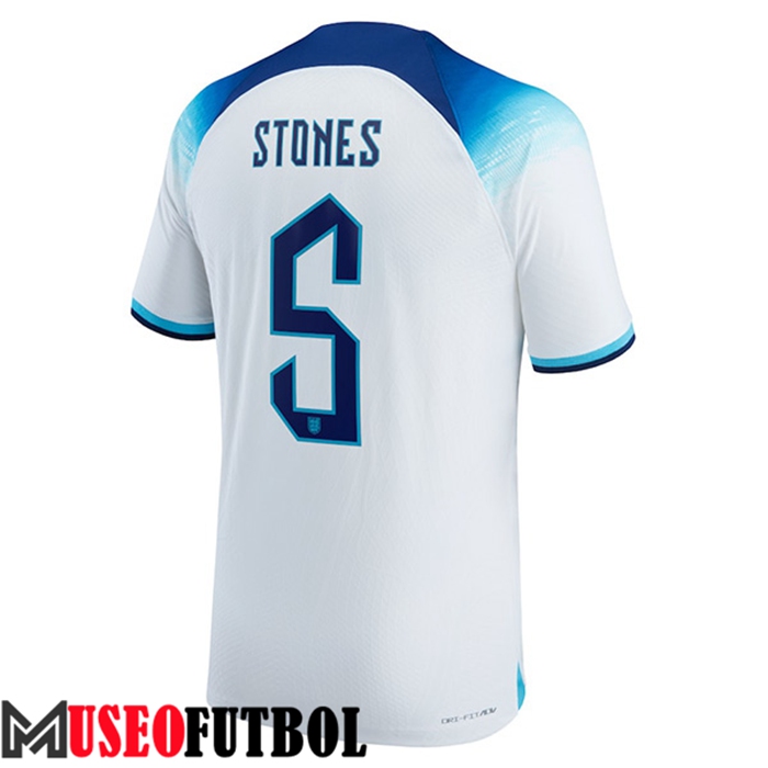 Camiseta Nacional Inglaterra (STONES #5) 2022/2023 Primera