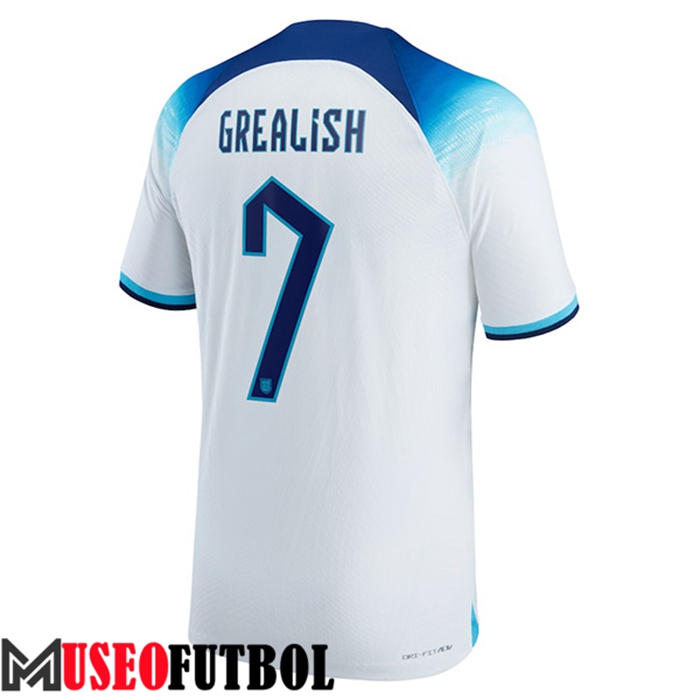 Camiseta Nacional Inglaterra (GREALISH #7) 2022/2023 Primera