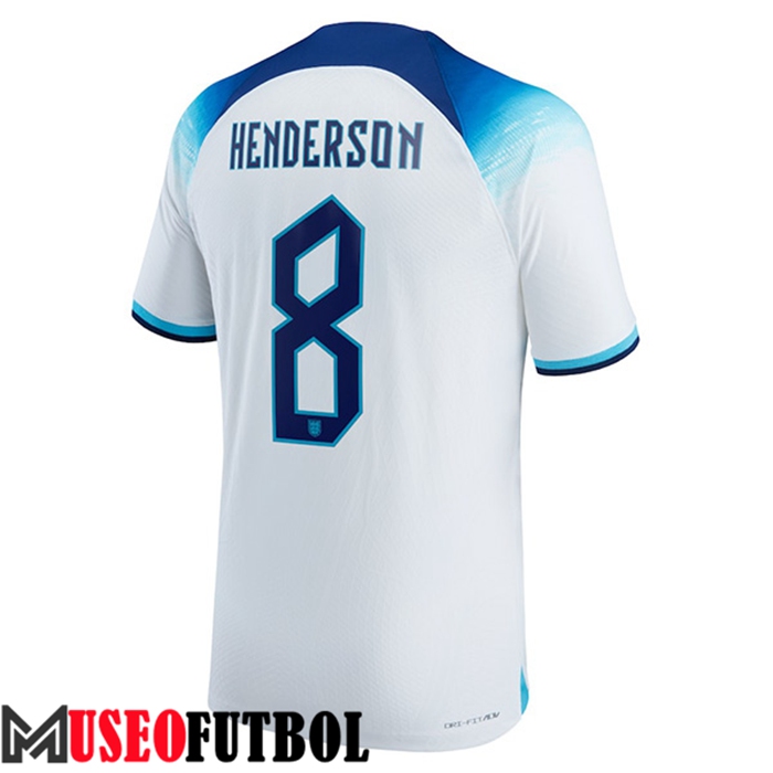 Camiseta Nacional Inglaterra (HENDERSON #8) 2022/2023 Primera