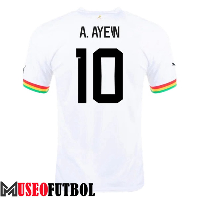 Camiseta Nacional Ghana (A.AYEW #10) 2022/2023 Primera