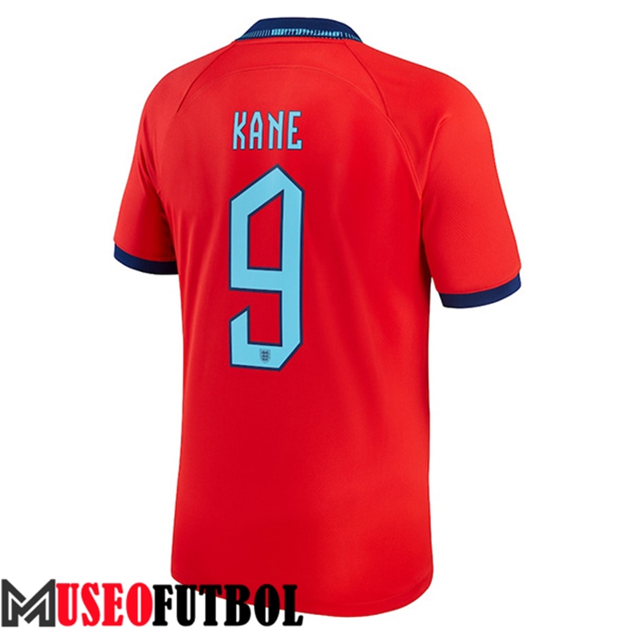 Camiseta Nacional Inglaterra (KANE #9) 2022/2023 Segunda