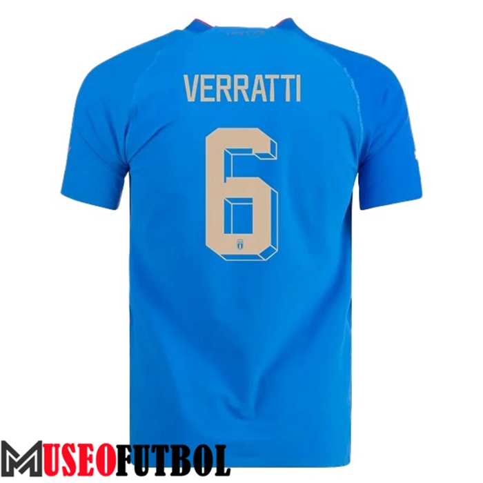 Camiseta Nacional Italia (VERRATTI #6) 2022/2023 Primera