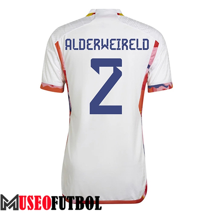 Camiseta Nacional Bélgica (ALDERWEIRELD #2) 2022/2023 Segunda