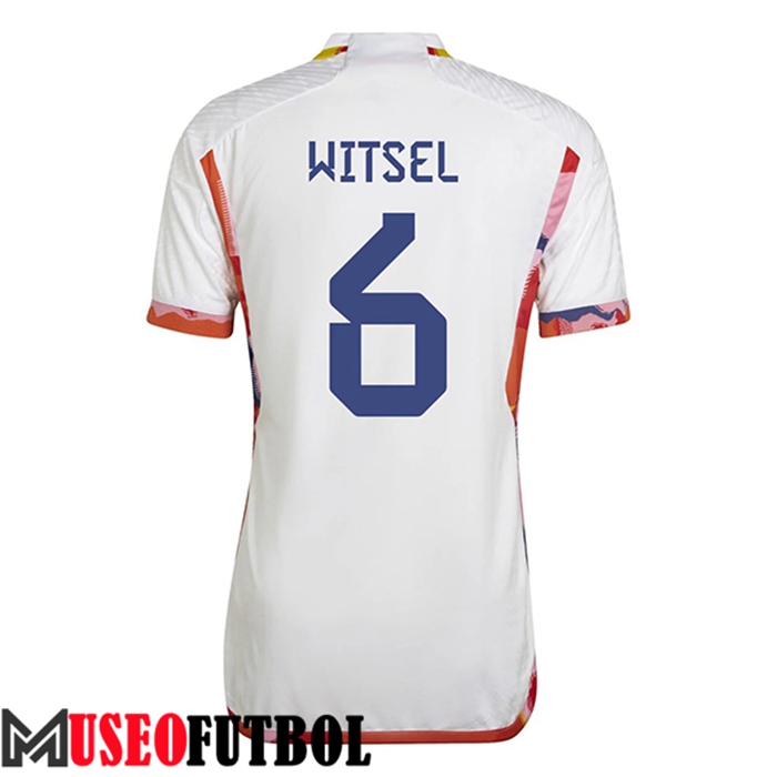 Camiseta Nacional Bélgica (WITSEL #6) 2022/2023 Segunda