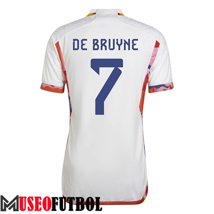 Camiseta Nacional Bélgica (DE BRUYNE #7) 2022/2023 Segunda