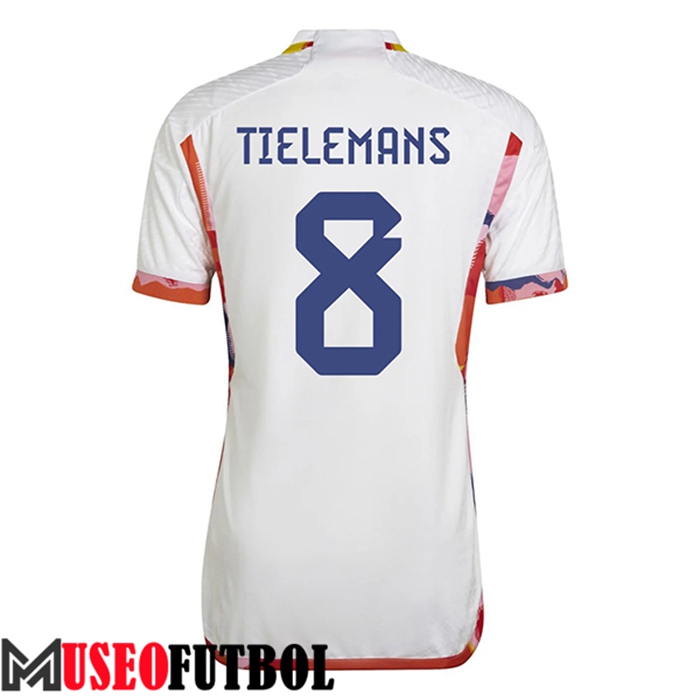 Camiseta Nacional Bélgica (TIELEMANS #8) 2022/2023 Segunda