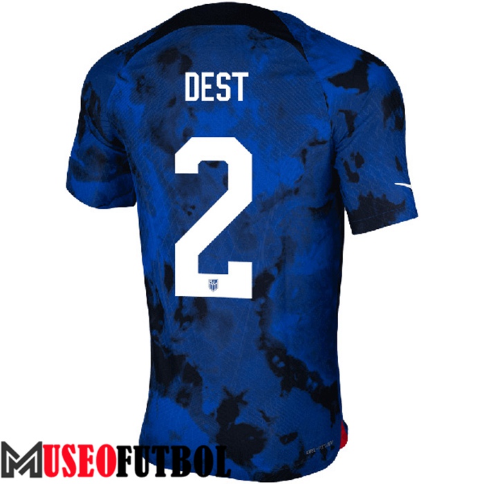 Camiseta Nacional Estados Unidos (DEST #2) 2022/2023 Segunda