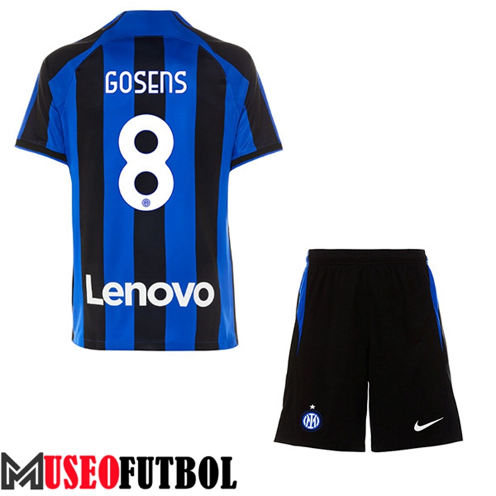 Camiseta Inter Milan (GOSENS #8) Ninos Primera 2022/23