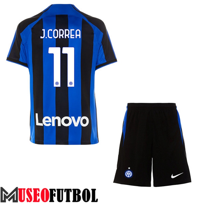 Camiseta Inter Milan (J.CORREA #11) Ninos Primera 2022/23