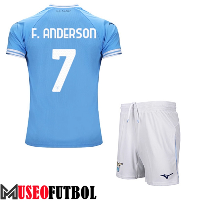 Camiseta SS Lazio (F.ANDERSON #7) Ninos Primera 2022/23