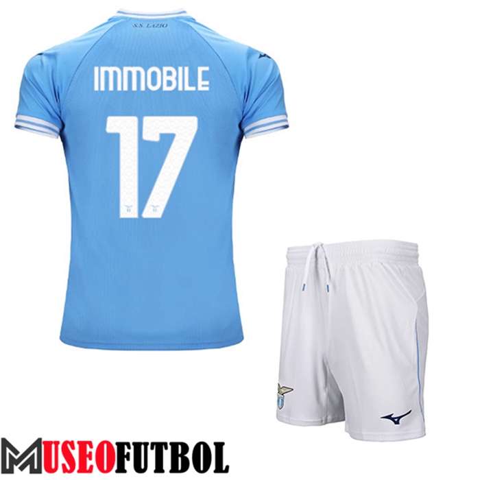 Camiseta SS Lazio (IMMOBILE #17) Ninos Primera 2022/23