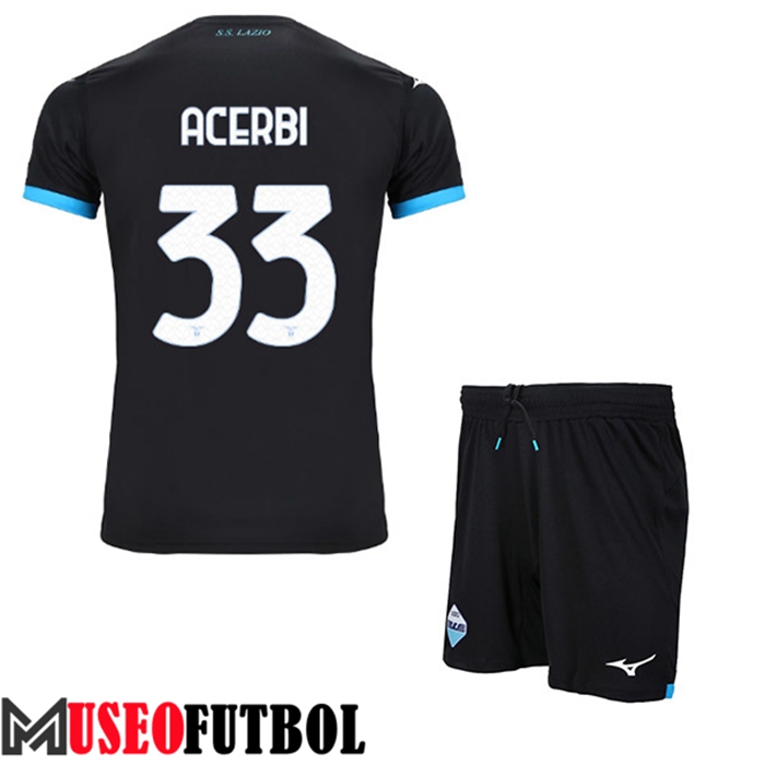 Camiseta SS Lazio (ACERBI #33) Ninos Segunda 2022/23