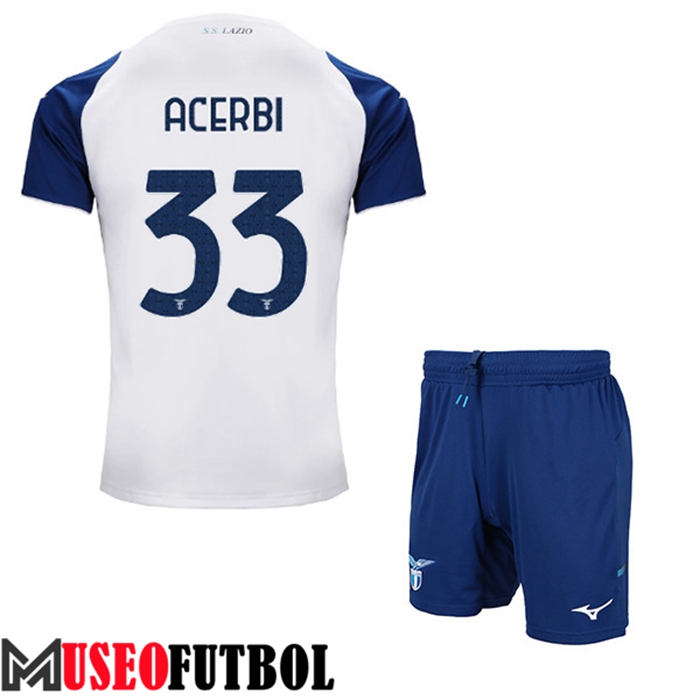 Camiseta SS Lazio (ACERBI #33) Ninos Tercera 2022/23