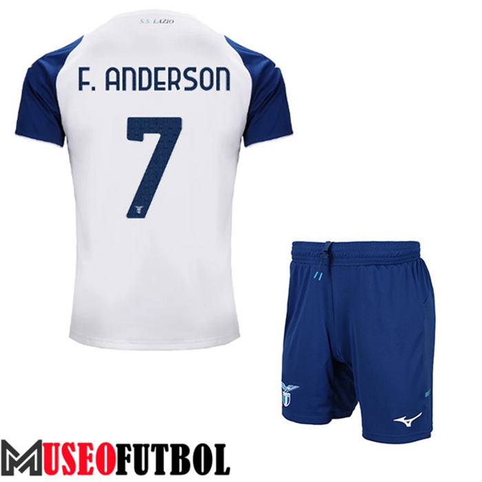 Camiseta SS Lazio (F.ANDERSON #7) Ninos Tercera 2022/23