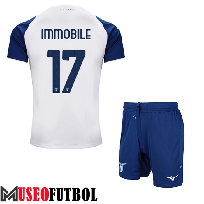 Camiseta SS Lazio (IMMOBILE #17) Ninos Tercera 2022/23