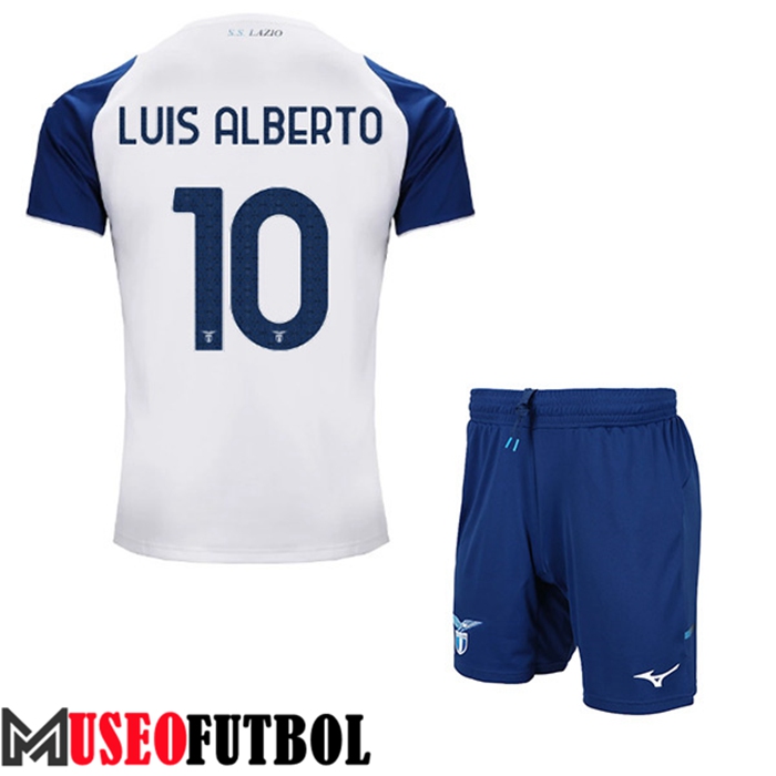 Camiseta SS Lazio (LUIS ALBERTO #10) Ninos Tercera 2022/23