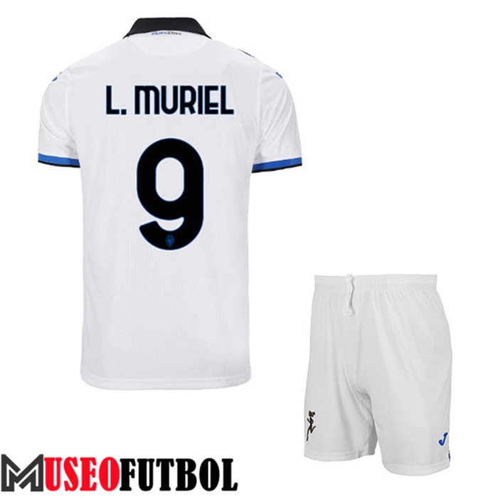 Camiseta Atalanta (L.MURIEL #9) Ninos Segunda 2022/23