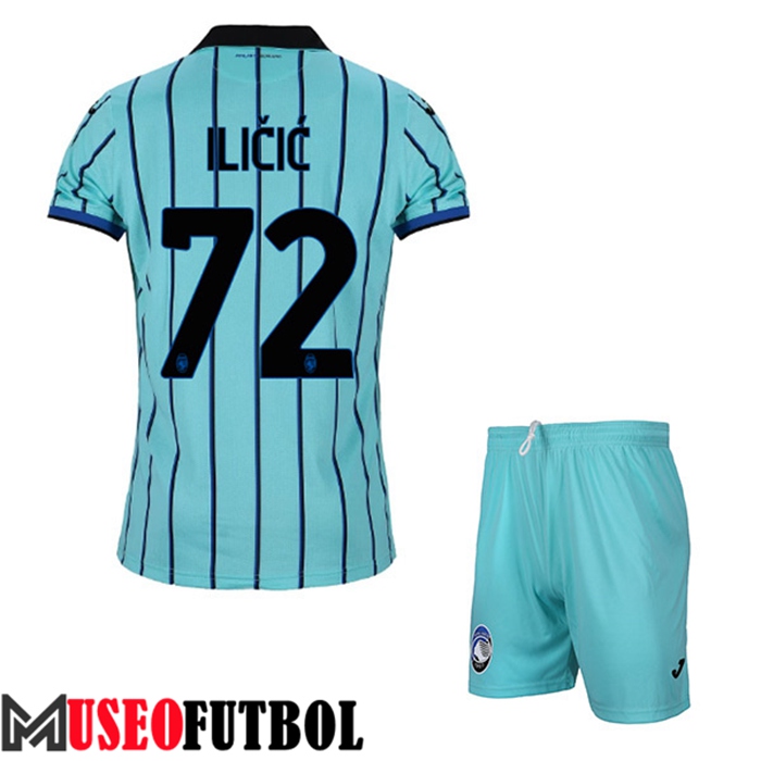 Camiseta Atalanta (ILIČIĆ #72) Ninos Tercera 2022/23