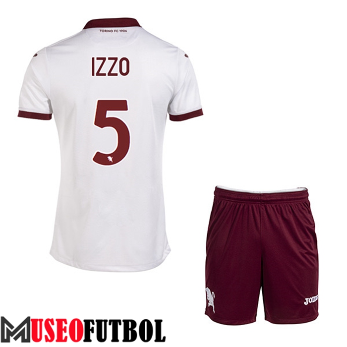 Camiseta Torino (IZZO #5) Ninos Segunda 2022/23