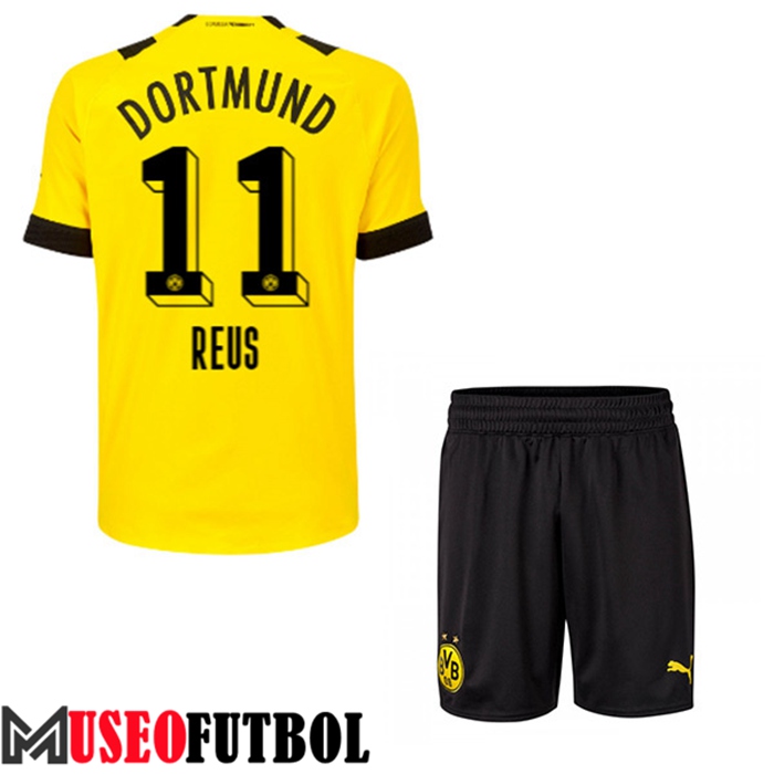 Camiseta Dortmund BVB (REUS #11) Ninos Primera 2022/23