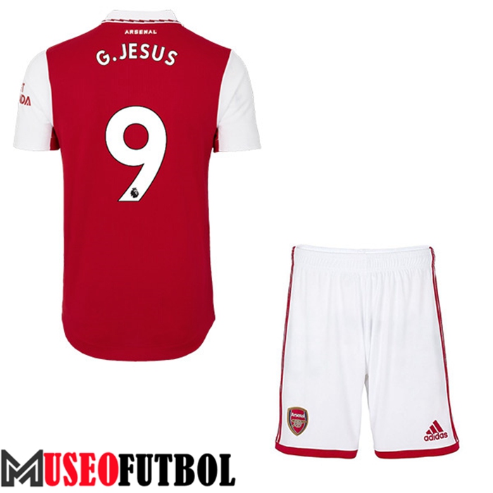 Camiseta Arsenal (G.JESUS #9) Ninos Primera 2022/23