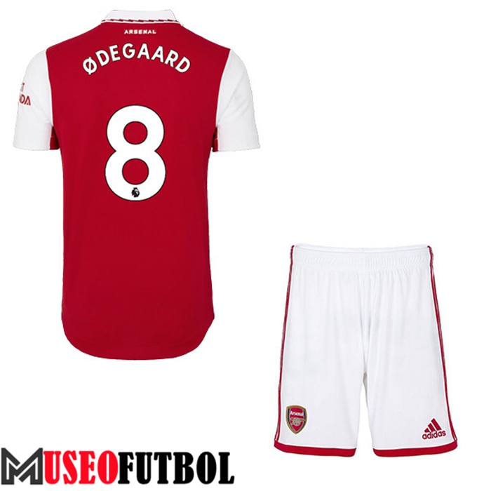 Camiseta Arsenal (ODEGAARD #8) Ninos Primera 2022/23