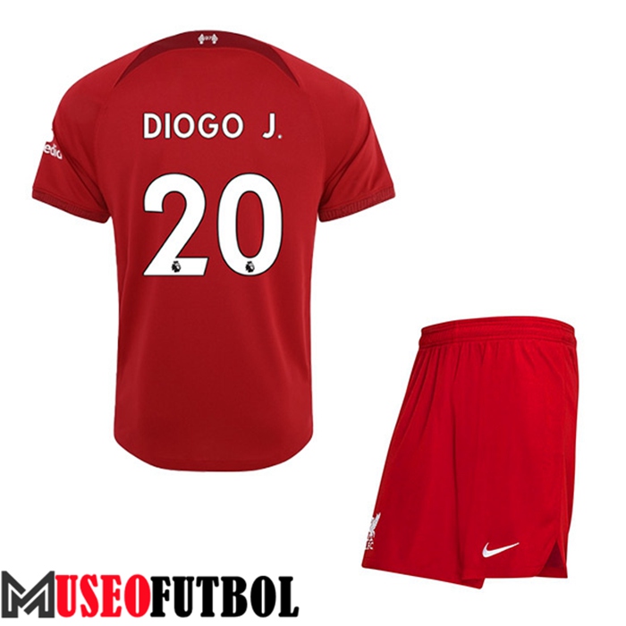 Camiseta Liverpool (DIOGO J. #20) Ninos Primera 2022/23