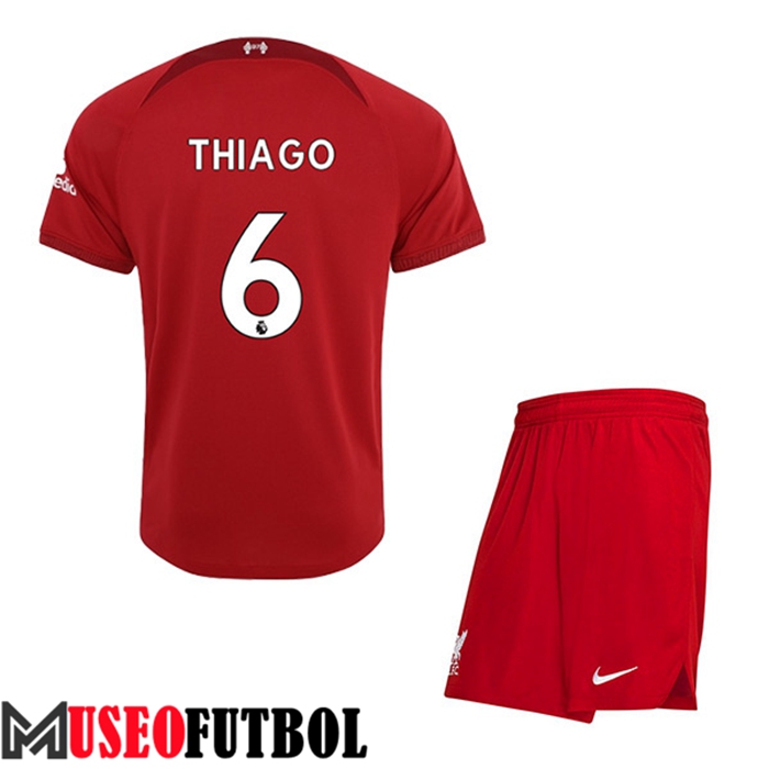 Camiseta Liverpool (THIAGO #6) Ninos Primera 2022/23