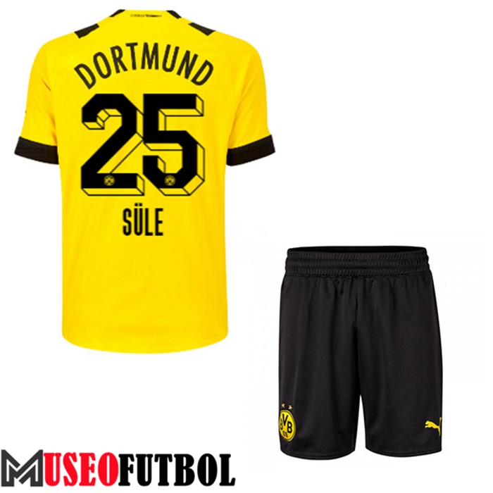 Camiseta Dortmund BVB (SÜLE #25) Ninos Primera 2022/23