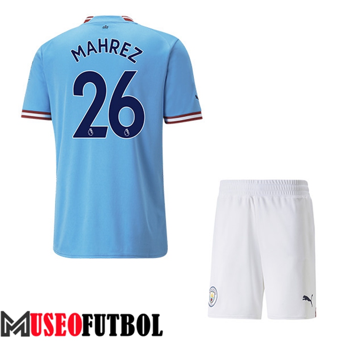 Camiseta Manchester City (MAHREZ #26) Ninos Primera 2022/23