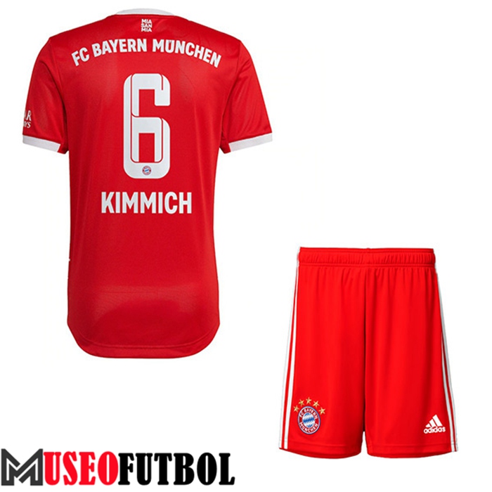 Camiseta Bayern Munich (KIMMICH #6) Ninos Primera 2022/23