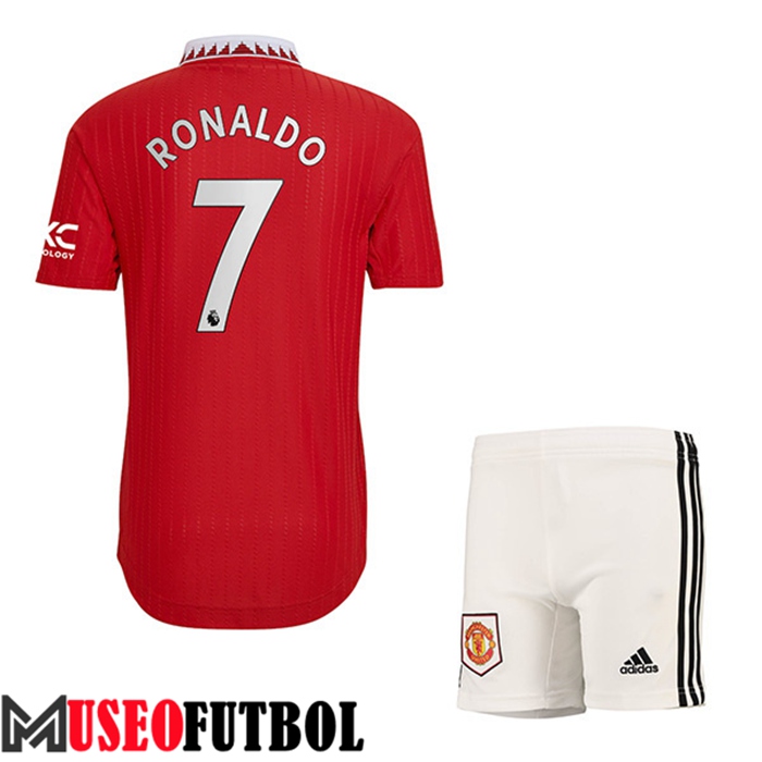 Camiseta Manchester United (RONALDO #7) Ninos Primera 2022/23