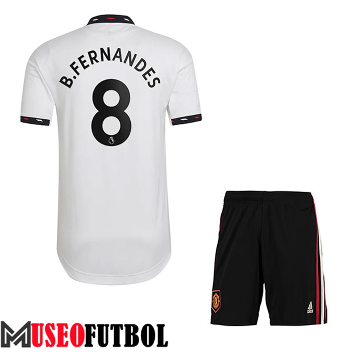 Camiseta Manchester United (B. FERNANDES #8) Ninos Segunda 2022/23