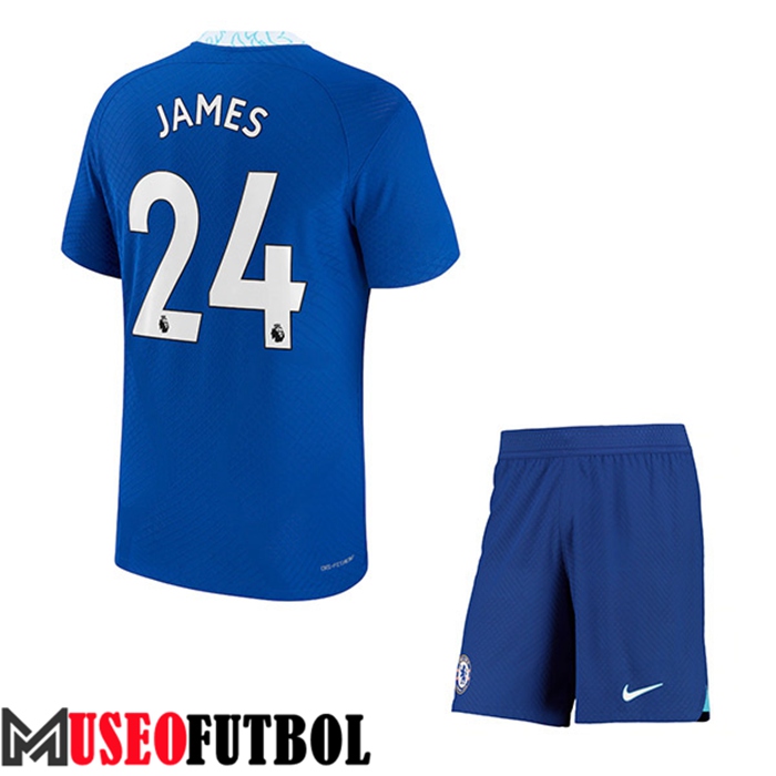 Camiseta FC Chelsea (JAMES #24) Ninos Primera 2022/23