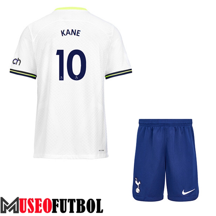 Camiseta Tottenham Hotspur (KANE #10) Ninos 2022/23 Primera