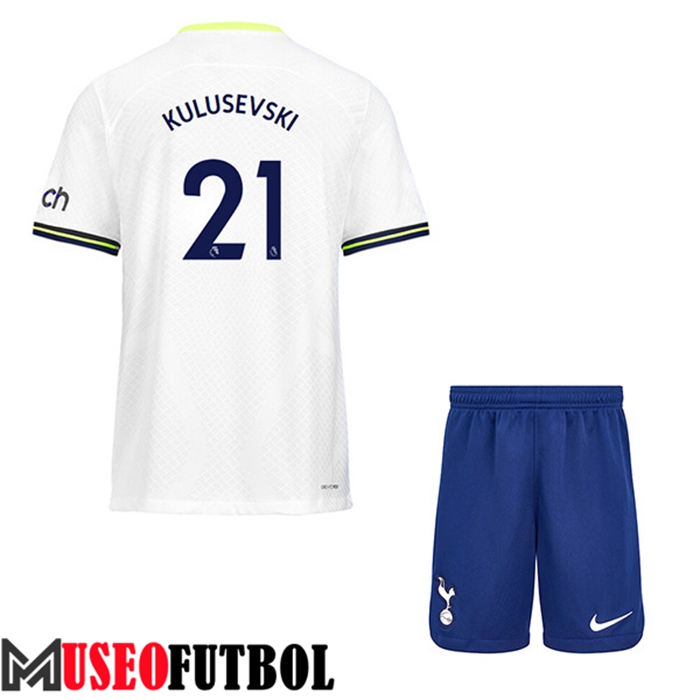 Camiseta Tottenham Hotspur (KULUSEVSKI #21) Ninos Primera 2022/23