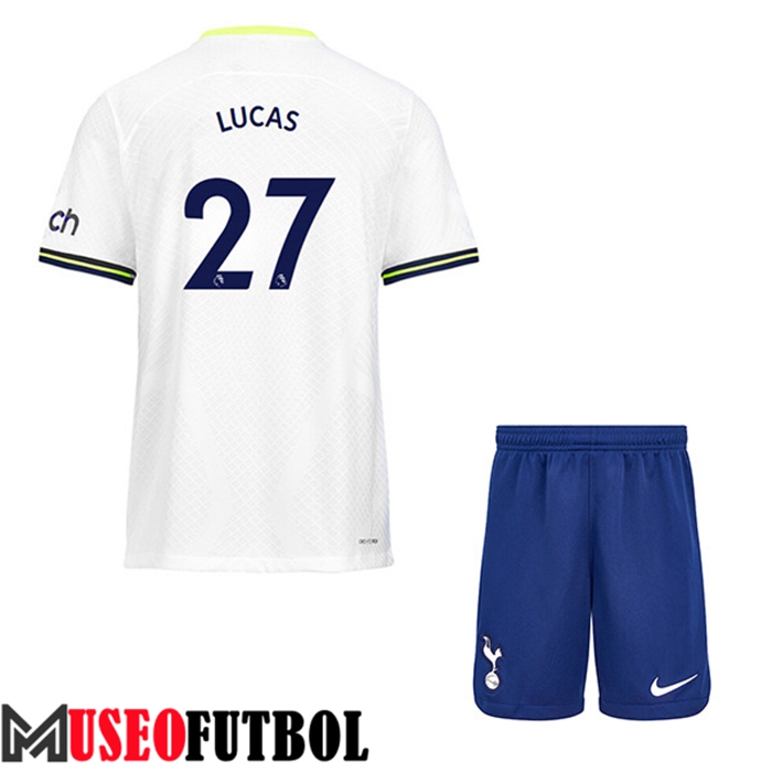 Camiseta Tottenham Hotspur (LUCAS #27) Ninos Primera 2022/23