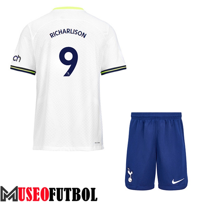 Camiseta Tottenham Hotspur (RICHARLISON #9) Ninos Primera 2022/23