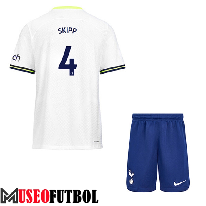 Camiseta Tottenham Hotspur (SKIPP #4) Ninos Primera 2022/23