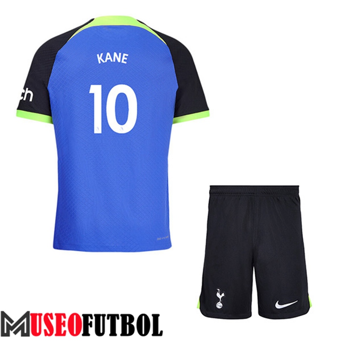 Camiseta Tottenham Hotspur (KANE #10) Ninos Segunda2022/23