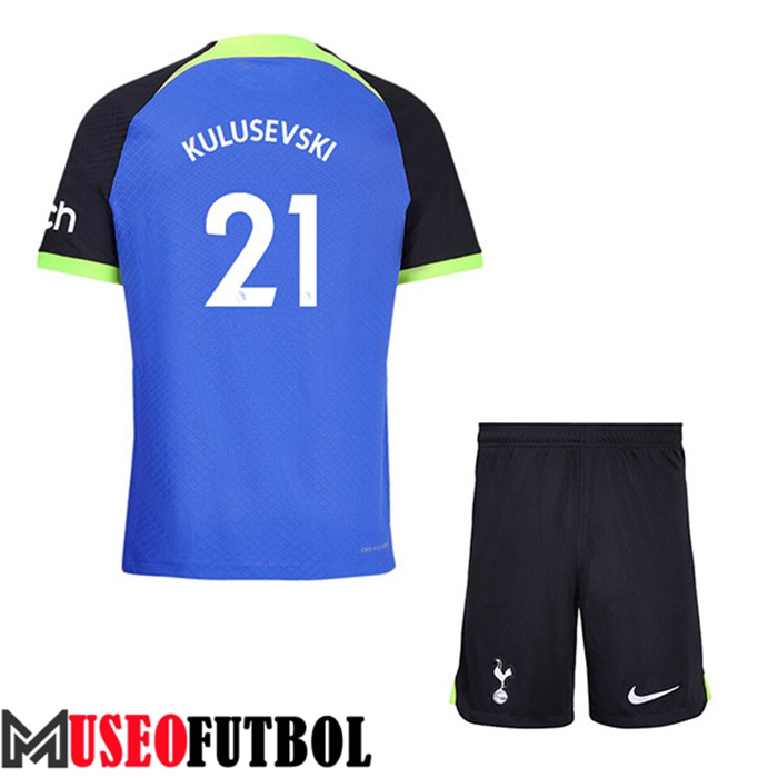 Camiseta Tottenham Hotspur (KULUSEVSKI #21) Ninos Segunda2022/23