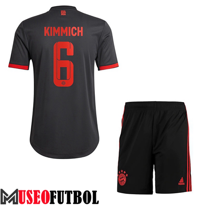 Camiseta Bayern Munich (KIMMICH #6) Ninos Tercera 2022/2023