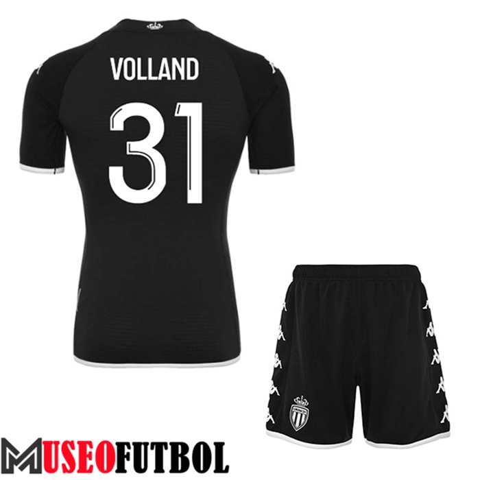 Camiseta AS Monaco (VOLLAND #31) Ninos Segunda 2022/2023