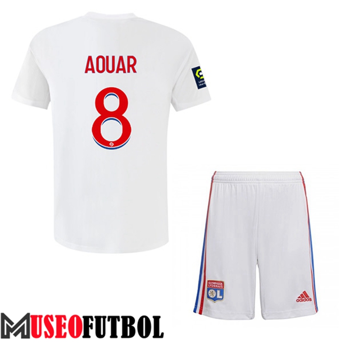 Camiseta Lyon (AOUAR #8) Ninos Primera 2022/2023