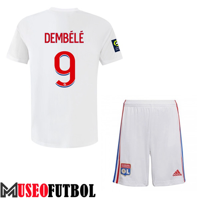 Camiseta Lyon (DEMBÉLÉ #9) Ninos Primera 2022/2023