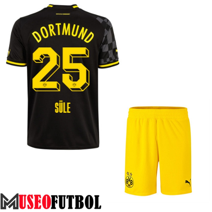 Camiseta Dortmund BVB (SÜLE #25) Ninos Segunda 2022/23