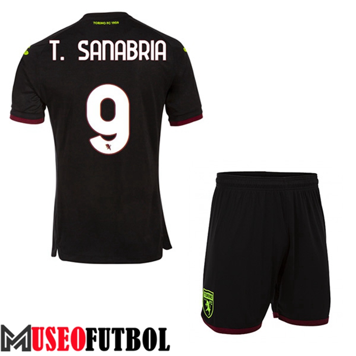 Camiseta Torino (T.-SANABRIA #9) Ninos Tercera 2022/2023