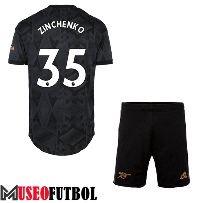 Camiseta Arsenal (ZINCHENKO #35) Ninos Segunda 2022/2023