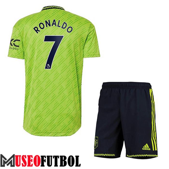 Camiseta Manchester United (RONALDO #7) Ninos Tercera 2022/2023