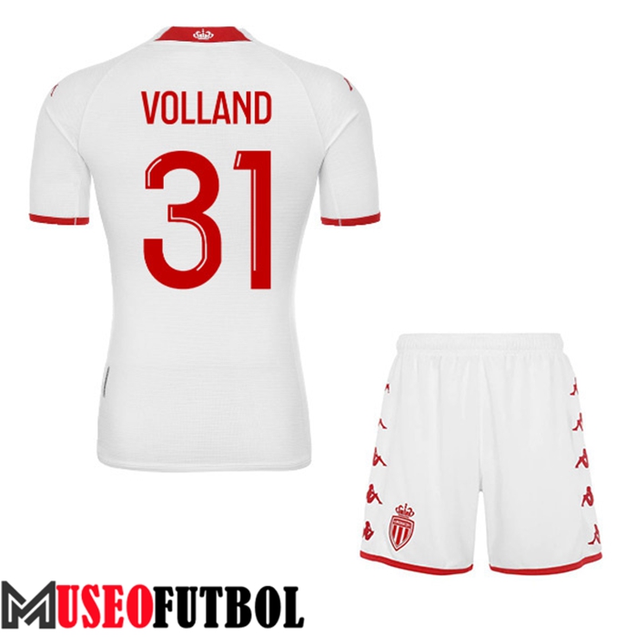 Camiseta AS Monaco (VOLLAND #31) Ninos Primera 2022/23